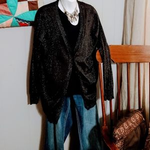 Shimmery Black Cardigan Lot